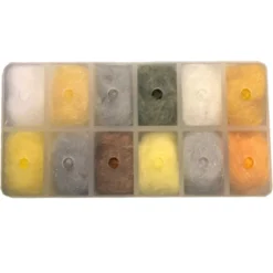 Hareline Bruiser Blend Jr. Light Colors Dispenser Dubbing