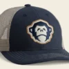 Howler Brothers Howler Bros Standard Hats - El Mono: Navy/Khaki 2 Howler Brothers Howler Bros Standard Hats - El Mono: Navy/Khaki