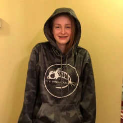 Brandon Thomas Fly Fish Food Camo Logo Hoodie (Lightweight) Clothing & Logo Gear