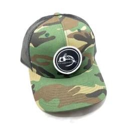 Captuer Fly Fish Food Black Logo Hat - Camo