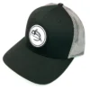 Captuer Hats Fly Fish Food Logo Hat - Black & Grey