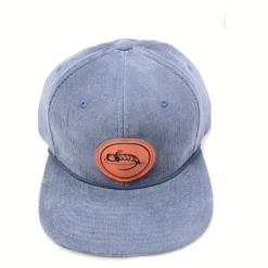 Captuer Hats Fly Fish Food Logo Hat - Navy Corduroy