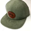 Captuer Fly Fish Food Logo Hat - Olive Corduroy Hats