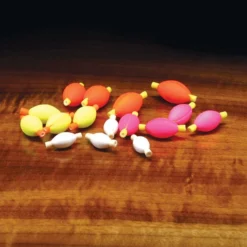 Hareline Indicators & Split Shot Football Foam Indicators