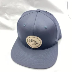 Captuer Hats Fly Fish Food Golf Logo Hat - Navy