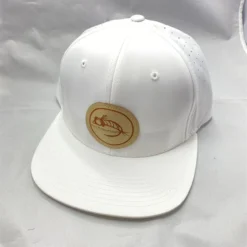 Captuer Hats Fly Fish Food Golf Logo Hat - White