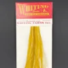 Whiting 100 Pack Dry Fly Hackle - White Dyed Golden Olive - 12 2 Whiting 100 Pack Dry Fly Hackle - White Dyed Golden Olive - 12