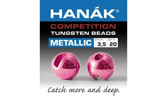 Nature's Spirit Hanak Metallic+ Slotted Tungsten Beads 3 Nature's Spirit Hanak Metallic+ Slotted Tungsten Beads