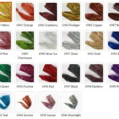 Hareline Holographic Flashabou Synthetic Fibers & Flash