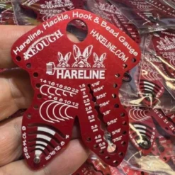 Hareline Hackle, Hook & Bead Gauge