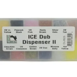 Hareline Dubbing Ice Dub Dispenser 6 Hareline Dubbing Ice Dub Dispenser