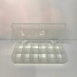 Hareline Fly Tying Accessories 12 Compartment Drilled Dubbing Box