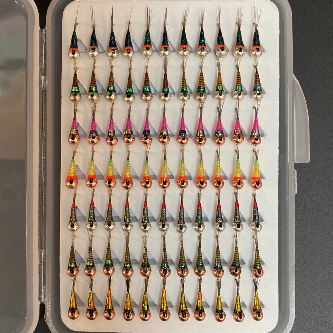 Fly Boxes Fly Fish Food Custom Euro Nymph Box 4 Fly Boxes Fly Fish Food Custom Euro Nymph Box