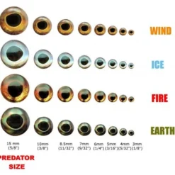 Hareline Fish Skull Living Eyes