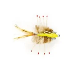 Fulling Mill Shop Flies Merkin Crab Shallow - Tan/Brown