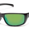 Smith Suncloud Milestone - Black - Polarized Green Mirror Sunglasses 2 Smith Suncloud Milestone - Black - Polarized Green Mirror Sunglasses