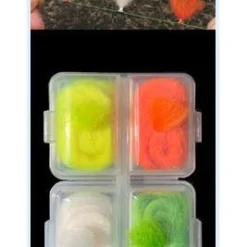 Alpine New Zealand Four Color Wool Yarn Dispenser Indicators & Split Shot