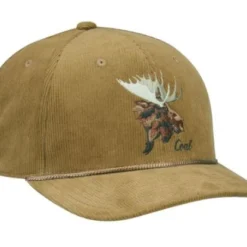 Coal Wilderness Low Corduroy Animal Snapback Cap