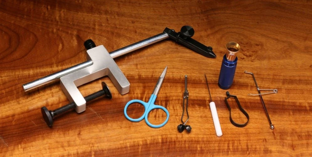 Hareline Fly Tying Material Kit With Premium Tools And Vise Tools & Vises 4 Hareline Fly Tying Material Kit With Premium Tools And Vise Tools & Vises