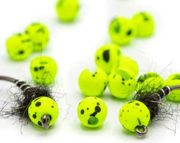 Firehole Stones Speckled Tungsten Beads 6 Firehole Stones Speckled Tungsten Beads