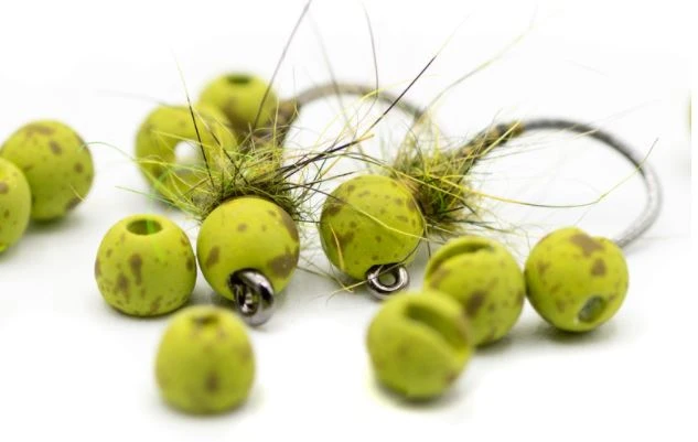 Firehole Stones Speckled Tungsten Beads 7 Firehole Stones Speckled Tungsten Beads