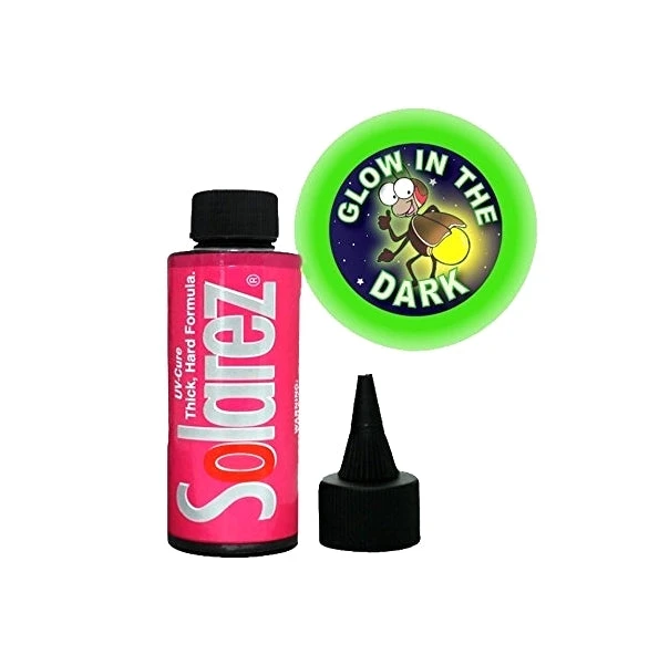 Hareline Solarez UV Cure Resin - Thick Hard GLOW 2 Oz 3 Hareline Solarez UV Cure Resin - Thick Hard GLOW 2 Oz