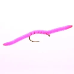 Umpqua San Juan Worm - Hot Pink