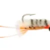 Fulling Mill Shop Flies Sand Flea - White & Gray 2 Fulling Mill Shop Flies Sand Flea - White & Gray