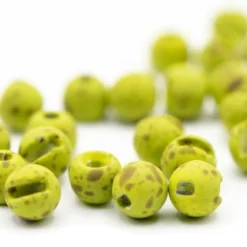 Firehole Stones Speckled Slotted Tungsten Beads