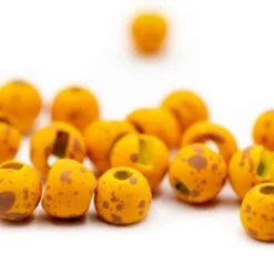 Firehole Stones Speckled Slotted Tungsten Beads