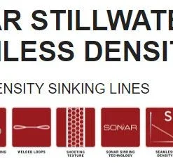 Scientific Anglers Sonar Stillwater Seamless Density Sinking Fly Line