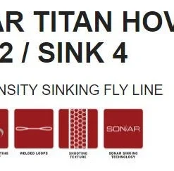 Scientific Anglers Sonar Titan Hover/Sink 2/Sink 4 Fly Line
