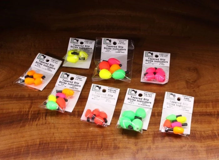 Hareline Indicators & Split Shot Tapered Slip Strike Indicators 3 Hareline Indicators & Split Shot Tapered Slip Strike Indicators