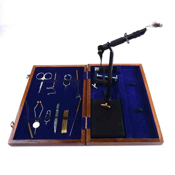 Hareline Deluxe Wooden Fly Tying Kit 3 Hareline Deluxe Wooden Fly Tying Kit