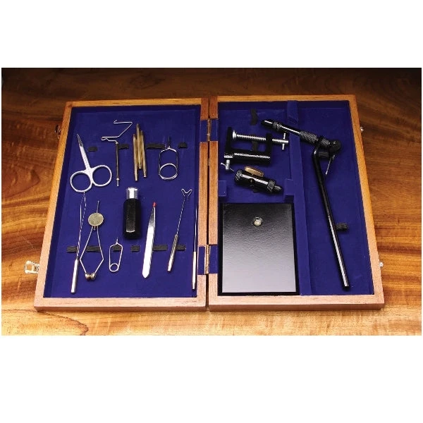 Hareline Deluxe Wooden Fly Tying Kit 4 Hareline Deluxe Wooden Fly Tying Kit