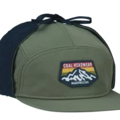 Coal Tracker Flannel Lined 5 Panel Earflap Cap Hats