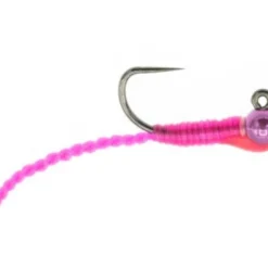 Umpqua Smitherman's Twisted Worm- Pink Shop Flies