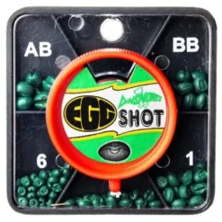 Alpine Dinsmores 5 Shot Tin Green Egg Indicators & Split Shot