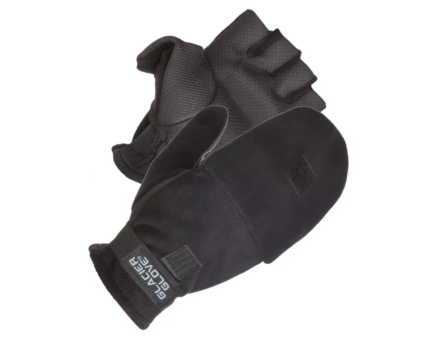 Clothing & Logo Gear Glacier Glove Alaska River Flip Mitt - Black 3 Clothing & Logo Gear Glacier Glove Alaska River Flip Mitt - Black