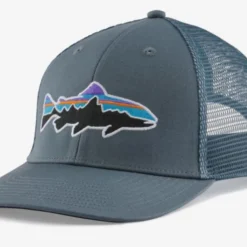 Patagonia P-6 Logo Trucker Hat - Drifter Grey