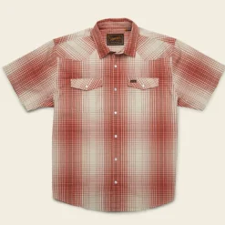Howler Brothers Howler Bros. H Bar B Snapshirt Roberts Plaid - Mars Red