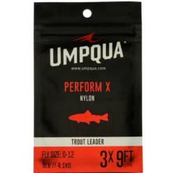 Tippet Leader & Accessories Umpqua Perform X Trout Leader 10' - 3 Pack